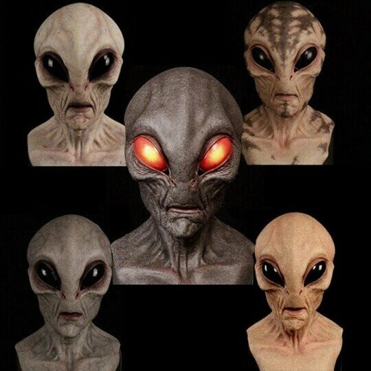 Lustige Alien-Maske 3
