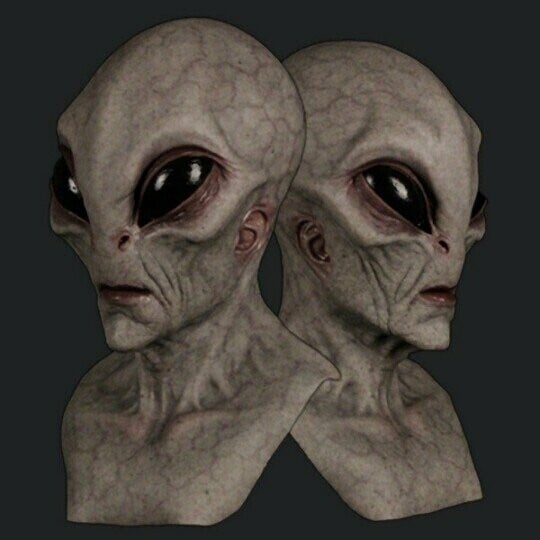 Lustige Alien-Maske 3