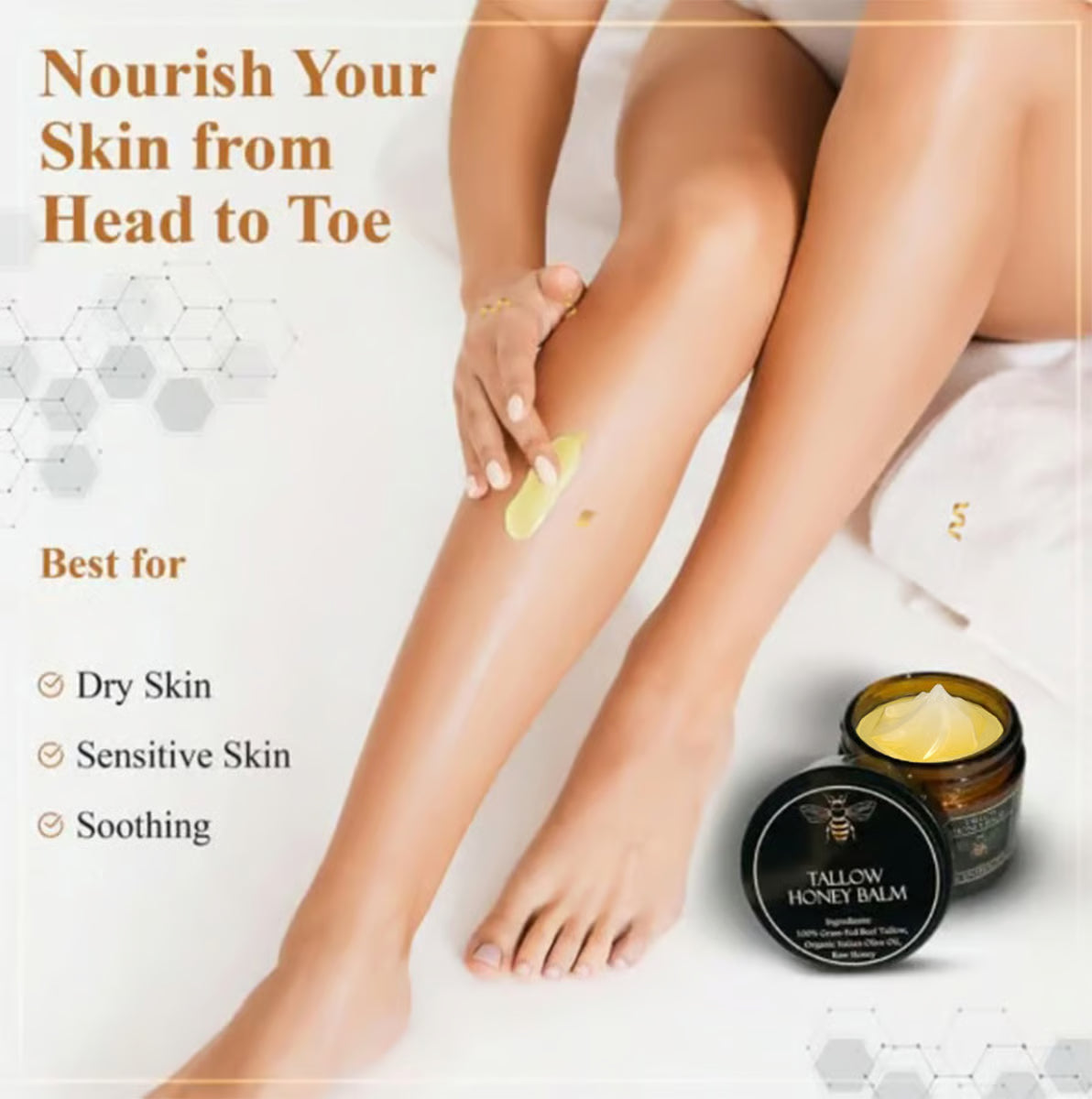 🍯 HoneyGlow™ Talg-Honig-Balsam