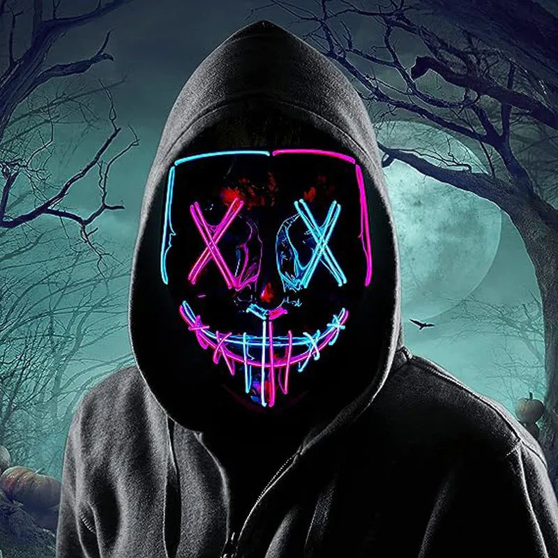 GlowGrimace | Beleuchte jede Party mit einer atemberaubenden LED-Maske