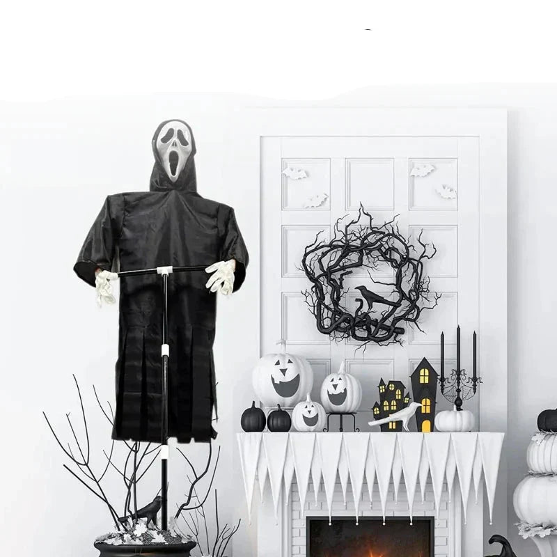 Schrecklicher Hahnenkamm aus Metall für Halloween-AußenDekoration