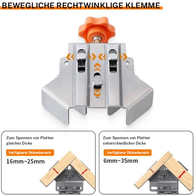 🔥Heißer Verkauf🔥Rechtwinklige Schraubzwinge für die Holzbearbeitung – ideal für Heimwerker- und DIY-Projekte. 🏠