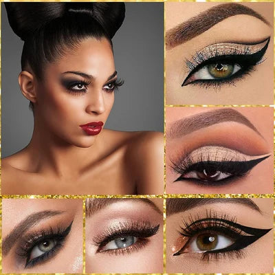 2023 Neue selbstklebende Eyeliner Wimpernklebepinsel