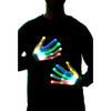 Leuchtende LED-Skelett-Handschuhe SkeletonShine™